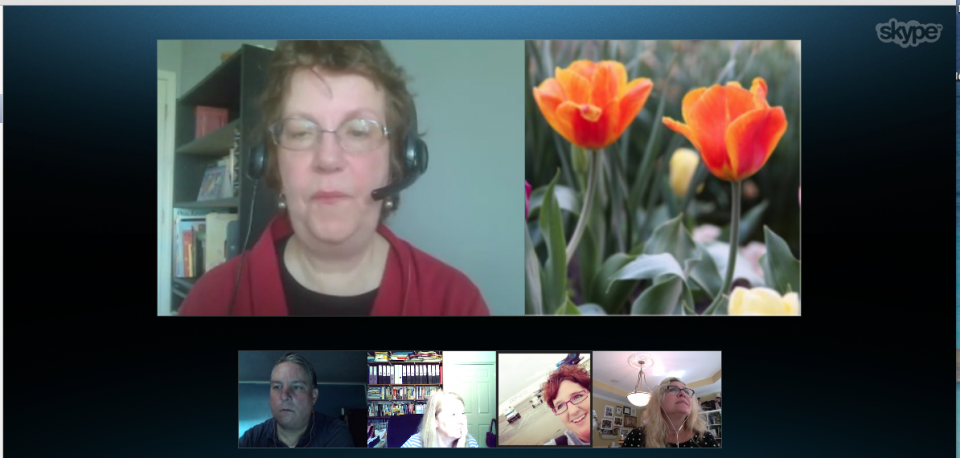 Creative Writing Team - Skype Meeting