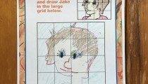 Abby, 10, Annapolis, MD, Drawing Jake